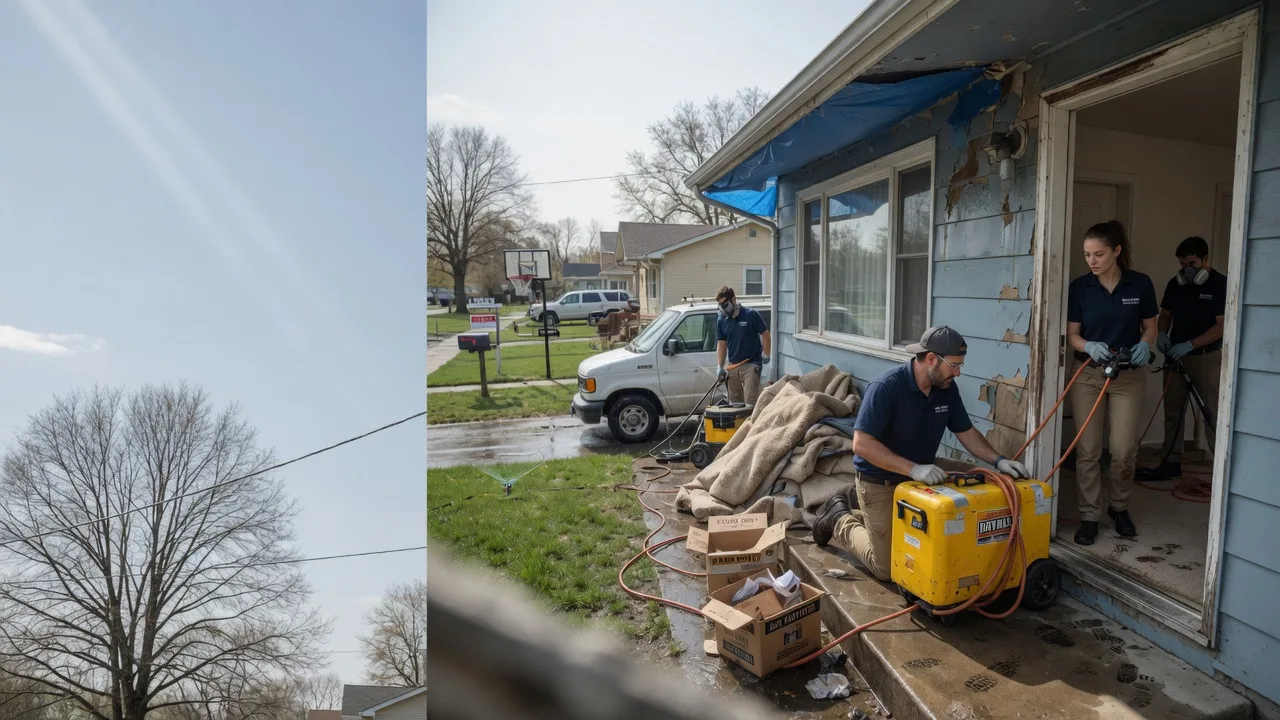 Basement Flood Cleanup in Winslow, IL near me